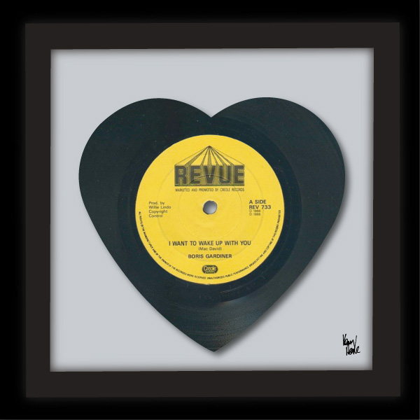 I Want To Wake Up With You - Boris Gardiner (1986) - Kenny Deane Vinyl Art