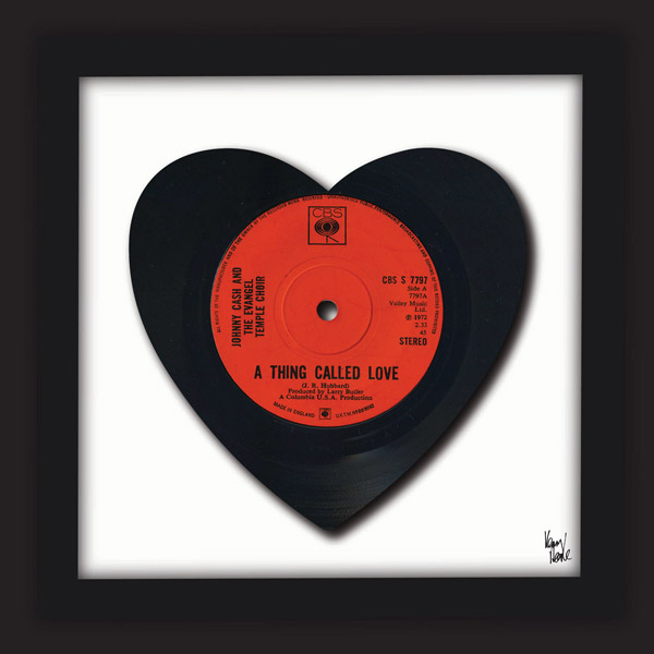 A Thing Called Love - Johnny Cash (1972) - Kenny Deane Vinyl Art