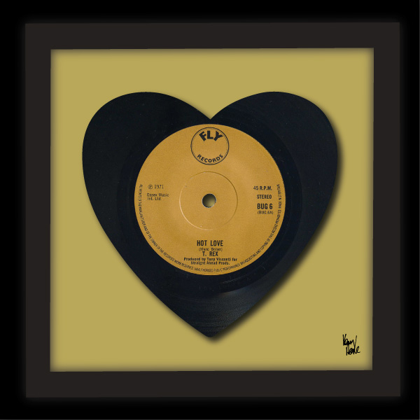 Hot Love - T.Rex [Marc Bolan] (1971) - Kenny Deane Vinyl Art