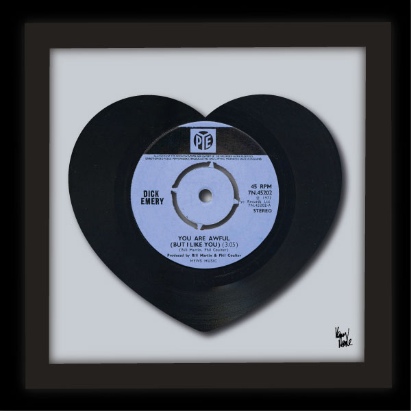 You Are Awful (But I Like You) - Dick Emery (1972) - Kenny Deane Vinyl Art