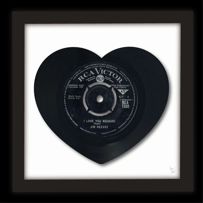 I Love You Because - Jim Reeves (1963) - Kenny Deane Vinyl Art