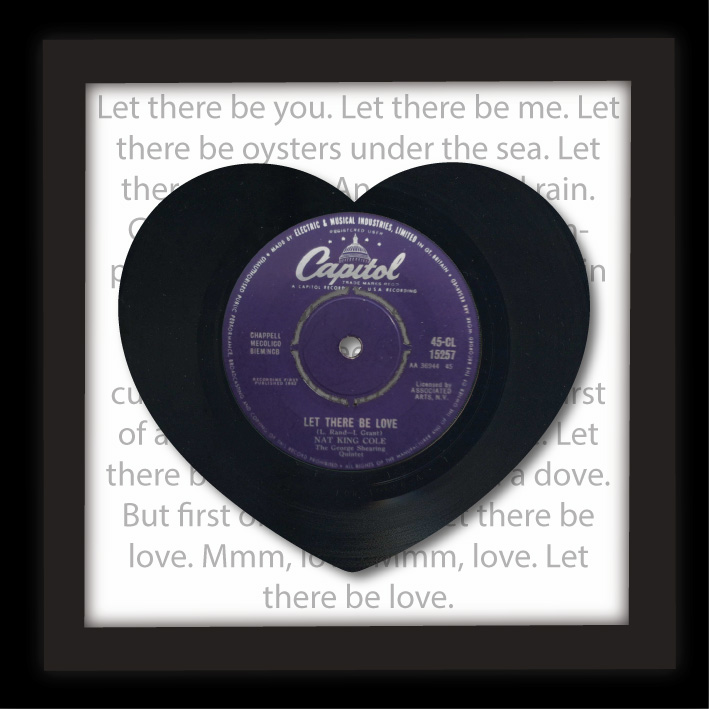 Let There Be Love - Nat King Cole (1962) - Kenny Deane Vinyl Art